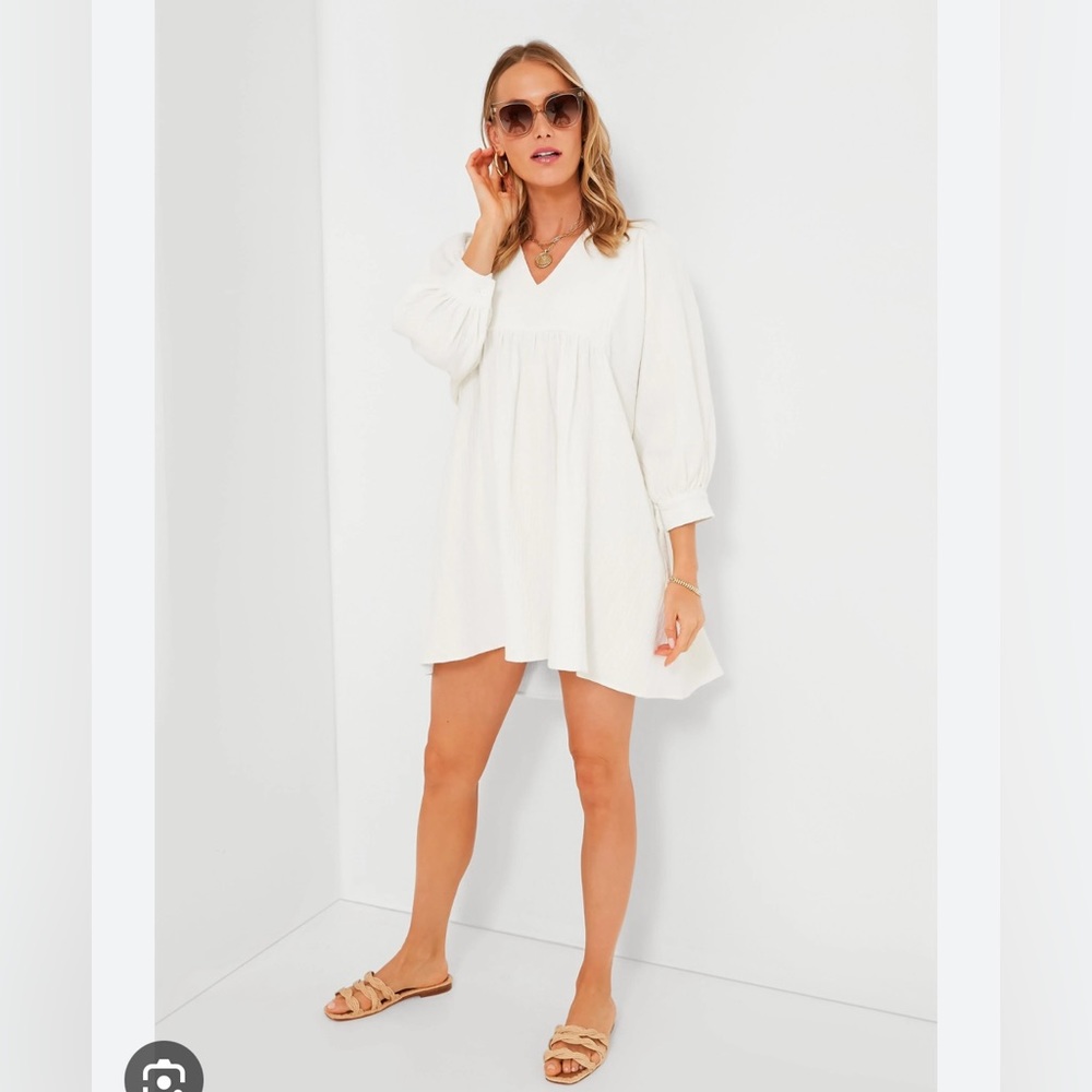 Pomander Place Millie gauze mini dress